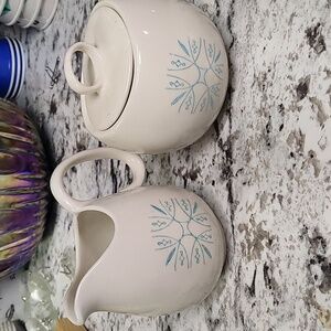 Vintage Cream Pitcher and Sugar Bowl